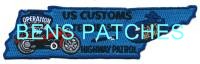TENNESSEE,UNITED STATES CUSTOMS TENNESSEE HIGHWAY PATROL 1 STATE SHAPED_wm